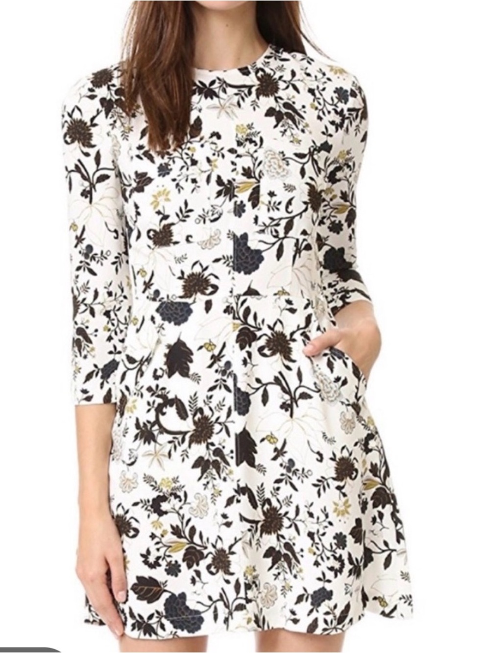 A.L.C silk Women’s Floral Print dress